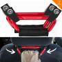 GPCA GP-Grip PRO Grab Handle for Jeep Wrangler JL JT JK Sport Sahara Rubicon Gladiator 4DR/ 2DR 2007-2021 w/ 3'' roll bar. Universal to Driver and Passenger Sides (4 + 2 Pack, Firecracker Red)