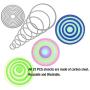 4 Sets / 27 PCS Metal Cutting Dies Stencil for Card Making Scrapbooking DIY Album Paper, TuNan Carbon Steel Template Molds, Embossing Tool for Envelope Gift Box - Flowers, Leaves, Circle, Oval