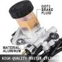 Mophorn GO-KART Brake Master Cylinder Kit Go Kart Hydraulic Brake Kit Universal Go Karts Brake Kit Kandi Complete Including Master Cylinder, Hose, Caliper, Pad for 150cc