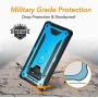 YOUMAKER Kickstand Case for Galaxy Note 9, Full Body with Built-in Screen Protector Heavy Duty Protection Shockproof Rugged Cover for Samsung Galaxy Note 9 6.4 Inch - Blue