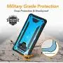 YOUMAKER Kickstand Case for Galaxy Note 9, Full Body with Built-in Screen Protector Heavy Duty Protection Shockproof Rugged Cover for Samsung Galaxy Note 9 6.4 Inch - Blue