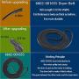 Upgraded Dryer Repair Kit for samsung Dryer Belt Kit Includes DC97-16782A Dryer Drum Roller, 6602-001655 Dryer Belt, DC93-00634A Dryer Idler Pulley, Replacement AP5325135 AP6038887 AP4373659 PS4221885, Figures 5 and 6 are Fit Models.