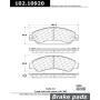 Centric Parts 102.10920 102 Series Semi Metallic Standard Brake Pad