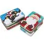 6 Gift Card Tin Holders Boxes 5” x 3.25” x 0.75” for Christmas Holiday Décor, Xmas Party Favor Box 6 Gift Card Tin Holders Boxes 5” x 3.25” x 0.75” for Christmas Holiday Décor, Xmas Party Favor Box