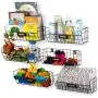 Wall35 Macon Hanging Fruit Basket for Kitchen Organization and Storage, Wall Mounted Metal Wire Baskets Set of 6 Black Wall35 Macon Hanging Fruit Basket for Kitchen Organization and Storage, Wall Mounted Metal Wire Baskets Set of 6 Black