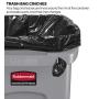 Rubbermaid Commercial Products 1971259 Slim Jim Trash/Garbage Can with Venting Channels, 16 Gallon, Beige (Pack of 4)