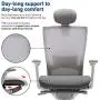 SIDIZ T50 Home Office Desk Chair : Advanced Mechanism for Your Posture, Ventilated Mesh Back, Adjustable Headrest, 2-Way Lumbar Support, 3-Way Armrests, Adjustable Seat Slide/Slope