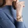 TRUMiRR Women Band for Samsung Galaxy Watch 42mm / Active 2 40mm 44mm Rose Gold, TRUMiRR 20mm Jewelry Stainless Steel Watchband Diamond Strap Feminine Cuff Bracelet for Garmin Vivoactive 3 / 3 Music