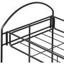 Yaheetech 2 Tier Metal Plant Stand for Outdoor/Indoor, Plant Display Rack Flower Pot Stand Shelf for Home Garden Backyard Patio, Home Storage Organizer Rack Black，33.5 x 13.4 x 31.9 inch