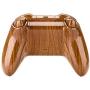 eXtremeRate Wood Grain Patterned Replacement Part Custom Full Housing Shell with Buttons for Xbox One Standard Controller with 3.5mm Headphone Jack (Model 1697) - Controller NOT Included