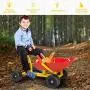 Costzon 8'' Kids Ride-on Sand Dumper, Children Outdoor Sandbox Toy Wheelbarrow Sit On, Heavy Duty Steel Digging Scooper Excavator Crane with 4 Wheels, Metal Garden Play Tools for Boys & Girls (Red) Costzon 8'' Kids Ride-on Sand Dumper, Children Outdoor Sandbox Toy Wheelbarrow Sit On, Heavy Duty Steel Digging Scooper Excavator Crane with 4 Wheels, Metal Garden Play Tools for Boys & Girls (Red)
