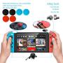 E·Durable Joycon Joystick Replacement 4-Pack 3D Replacement Joystick Analog Thumb Stick for Nintendo Switch 2 Joy-con Metal Latch Triwing Cross Screwdriver Joycon Joystick Replacement Tools