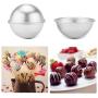 Bloss [8 Pieces] Bath Bomb Mold,DIY Bath Mold Metal Bath Bomb Supplies Kit for Crafting Your Own Fizzles Handmade SPA 4 Set-2.2 Inches