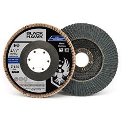 BHA Grinding and Sanding Flap Discs T27, 4-1/2'' x 7/8'', 120 Grit - 10 Pack