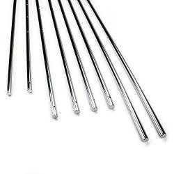 Brybelly Solid 5/8-Inch Steel Rods for Standard Foosball Tables (Set of 8)