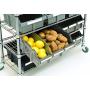 Seville Classics Commerical Grade NSF-Certified Bin Rack Storage Steel Wire Shelving System - 16 Bins - Gray