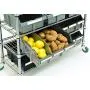 Seville Classics Commerical Grade NSF-Certified Bin Rack Storage Steel Wire Shelving System - 16 Bins - Gray