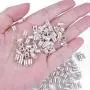 BronaGrand 150pcs Antiqued Brass Silver Crimp Fasteners Leather Cord Ends Caps Necklace Clasp Jewelry Parts 9x5mm BronaGrand 150pcs Antiqued Brass Silver Crimp Fasteners Leather Cord Ends Caps Necklace Clasp Jewelry Parts 9x5mm