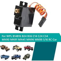 Binory Upgrade Metal 3 Wire Gear Servo for WPL B14 B16 B24 B36 MN90 MN91 MN99 RC Car