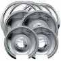 Range Kleen Style D Heavy Duty Drip Pans and Trim Rings (Includes 2 Small and 2 Large) for GE Hotpoint Range Kleen Style D Heavy Duty Drip Pans and Trim Rings (Includes 2 Small and 2 Large) for GE Hotpoint