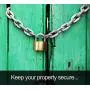 Keyed Padlock - Large 2'' Lock with 5 Matching Keys - Shackle Lock for Luggage, Suitcase, Door, Cabinet, Gate, Chests, Lockers - Strong Weatherproof Lock Set Made from Hardened Steel and Solid Brass Keyed Padlock - Large 2'' Lock with 5 Matching Keys - Shackle Lock for Luggage, Suitcase, Door, Cabinet, Gate, Chests, Lockers - Strong Weatherproof Lock Set Made from Hardened Steel and Solid Brass