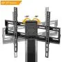 Universal TV Stand Tabletop Base with Swivel Mount for 27 32 37 40 42 46 50 55 inch LCD LED Plasma Flat Screens, Height Adjustable TV Base Replacement,Tempered Glass Base,Holds up to 88lbs Universal TV Stand Tabletop Base with Swivel Mount for 27 32 37 40 42 46 50 55 inch LCD LED Plasma Flat Screens, Height Adjustable TV Base Replacement,Tempered Glass Base,Holds up to 88lbs