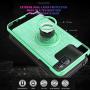 Note 5 case Galaxy Note 5 Case with HD Screen Protector,Ymhxcy 360 Degree Rotating Ring & Bracket Rubber Dual Layer Shock Bumper Resistant Back Cover for Samsung Galaxy Note 5-ZH Mint
