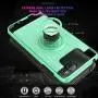 Note 5 case Galaxy Note 5 Case with HD Screen Protector,Ymhxcy 360 Degree Rotating Ring & Bracket Rubber Dual Layer Shock Bumper Resistant Back Cover for Samsung Galaxy Note 5-ZH Mint