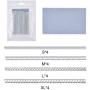 Frienda 16 Pieces Ring Sizer Adjuster for Loose Rings with Silver Polishing Cloth, 4 Sizes