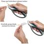 Box Cutter Utility Knife - Retractable - Multi-Position Blade, Locking - 5 Sharp Blades with Storage in Non-Slip Handle Ergonomic, Easy Comfort Grip Design Great for Weak Hands!