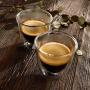 DeLonghi DeLonghi Double Walled Thermo Espresso Glasses, Set of 2, Regular, Clear