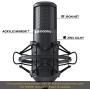 Podcast Microphone 192KHZ/24BIT MAONO AU-PM420 Metal USB Condenser Cardioid PC Mic with Professional Sound Chipset for Gaming, Streaming, YouTube, Voice Over, Studio/Home Recording