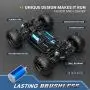 DEERC Brushless RC Cars 300E 60KM/H High Speed Remote Control Car 4WD 1:18 Scale Monster Truck for Kids Adults, All Terrain Off Road Truck with Extra Shell 2 Battery,40+ Min Play Car Gifts for Boys…