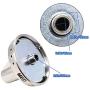 Primeswift DG64-00472A Metal Stove Knob Replacement for Oven Gas Stove konb Dial DG64-00347A,PS10058981,AP5949480,FX510BGS (5 PK)
