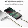 USB to USB C Cable (10ft), Fasgear 3 Pack Long Type C Cable Nylon Braided Fast Charging Compatible with Galaxy Note 8 9 S8/S9/S10/S10+, LG V20/G6 and More (Green/Gold/Orange)