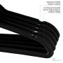 ZOBER Premium Kids Velvet Hangers (14” Inch - 50 Pack) Non-Slip Junior Hangers, Ultra-Slim Space-Saving Childrens Hangers - 360°-Swivel Hook, Strong & Durable Preteen Hangers (Medium)