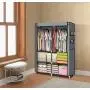 YOUUD Closet Portable Closet Organizer Portable Wardrobe Closet Clothes Closet Portable Closet Wardrobe Closet Organizer Closet Clothes Portable Clothes Closet Clothes Storage Organizer Gray