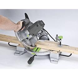 Genesis GMS1015LC 15-Amp 10-Inch Compound Miter Saw with Laser Guide and 9 Positive Miter Stops