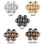 PH PandaHall 2850pcs 5 Colors 3 Sizes Smooth Round Spacer Beads Tiny Metal Beads Spacers for Jewelry Making Supplies (2.4mm, 4mm, 6mm) PH PandaHall 2850pcs 5 Colors 3 Sizes Smooth Round Spacer Beads Tiny Metal Beads Spacers for Jewelry Making Supplies (2.4mm, 4mm, 6mm)