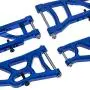 4-Pack Aluminum Front & Rear Suspension A-Arms & Tie Bar Replacement of 2555 3631 2532 for Traxxas 1/10 Slash 2WD RC Car Upgrade Parts Hop Ups 4-Pack Aluminum Front & Rear Suspension A-Arms & Tie Bar Replacement of 2555 3631 2532 for Traxxas 1/10 Slash 2WD RC Car Upgrade Parts Hop Ups