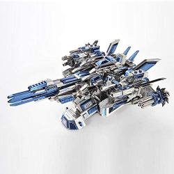 Microworld 3D Metal Puzzle Mechanical Pilot 1 Spacecraft DIY Assemble Model Kit Laser Cut Jigsaw Toy - D030