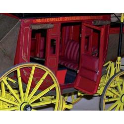 Model Trailways Western Stagecoach MS6001 Wood & Metal Model Kit 1:12 Scale