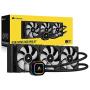 Corsair iCUE H150i RGB Pro XT, 360mm Radiator, Triple 120mm PWM Fans, Advanced RGB Lighting and Fan Control with Software, Liquid CPU Cooler