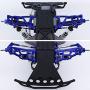 Hobbypark Aluminum Front & Rear Suspension A-Arms Set,Tie Bar for 1/10 Traxxas Slash 2WD RC Car Upgrade Parts Hop Ups, Replacement of 2555 3631 2532
