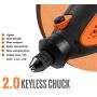 TACKLIFE Rotary Tool Kit with MultiPro Keyless Chuck and Flex Shaft, Versatile Accessories and 4 Attachments and Carrying Case, Multi-functional for Around-the-House and Crafting Projects-RTD35ACL