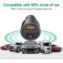 Quick Charge 3.0 Car Charger, Mercase 30W Metal Dual Ports USB Fast Car Charger Adapter,12V Car Phone Charger for iPhone Xs X Max XR 8 7 6S 6 Plus Samsung Galaxy S9 S8 S7 S6 Edge Note 9 8 (Space Grey)