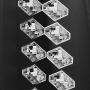 For Chevy C/K C10 Tahoe GMC Jimmy Sierra Suburban Yukon Pickup Truck Black LED Tail Lights Brake Lamps