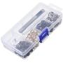 Pangda 200 Set Grommets with 3 Pieces Grommet Tools for Canvas Clothes Leather, 1/4 Inch