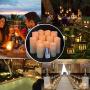 Enido Flameless Candles Led Candle Exquisite Pack of 12 Battery Candles (D2.15 x H456) Waterproof Outdoor Indoor Candles with 10-Key Remotes and Cycling 24 Hours Timer (Plastic)