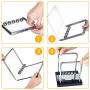 DOTSOG Newtons Cradle, Desk Table Decor Metal Pendulum Ball Newton Ball Physics Science Pendulum Steel Balance Ball for Office Physics Teacher Toys